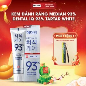 Kem đánh răng Median màu trắn 93%